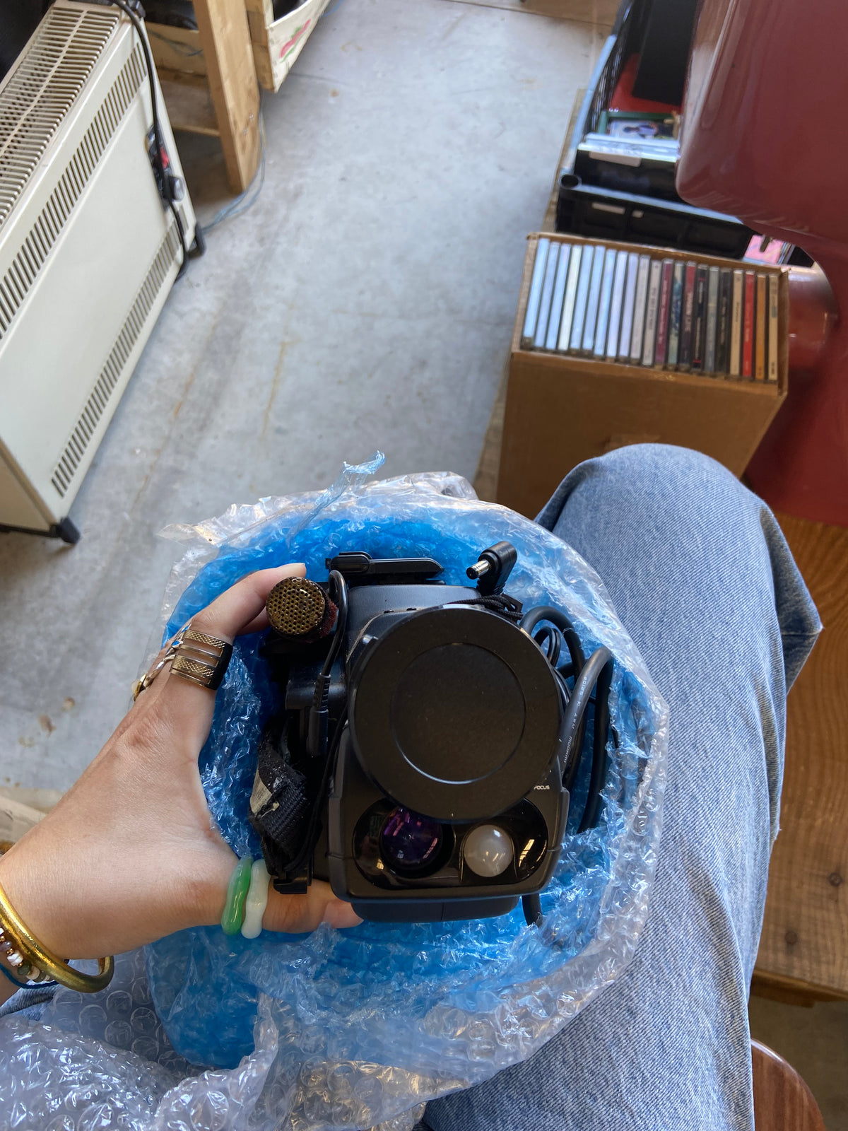 Camescope fonctionnel avec cassette VHS
