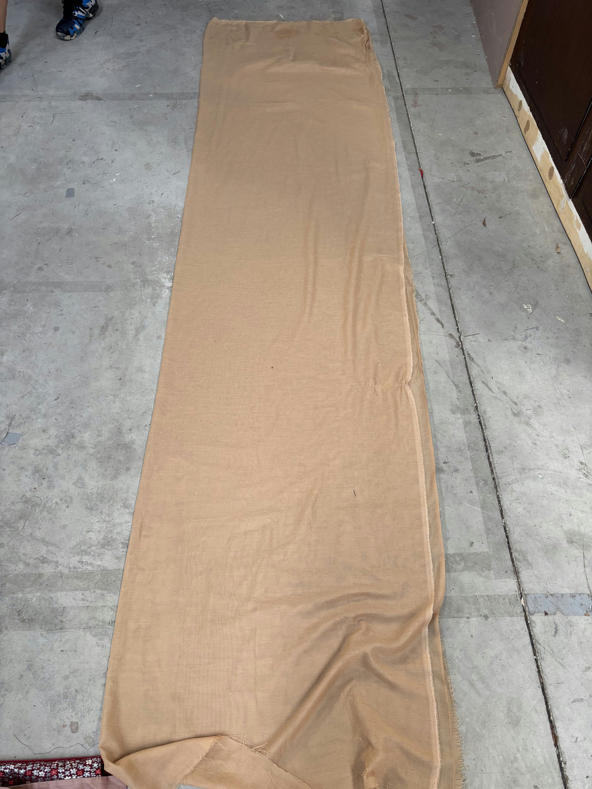 Tissu rose saumon