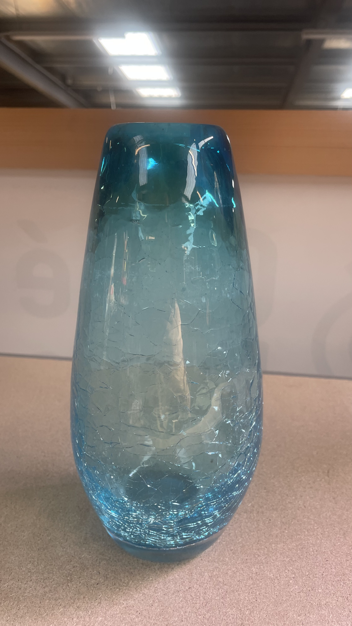 Vase bleu - verre
