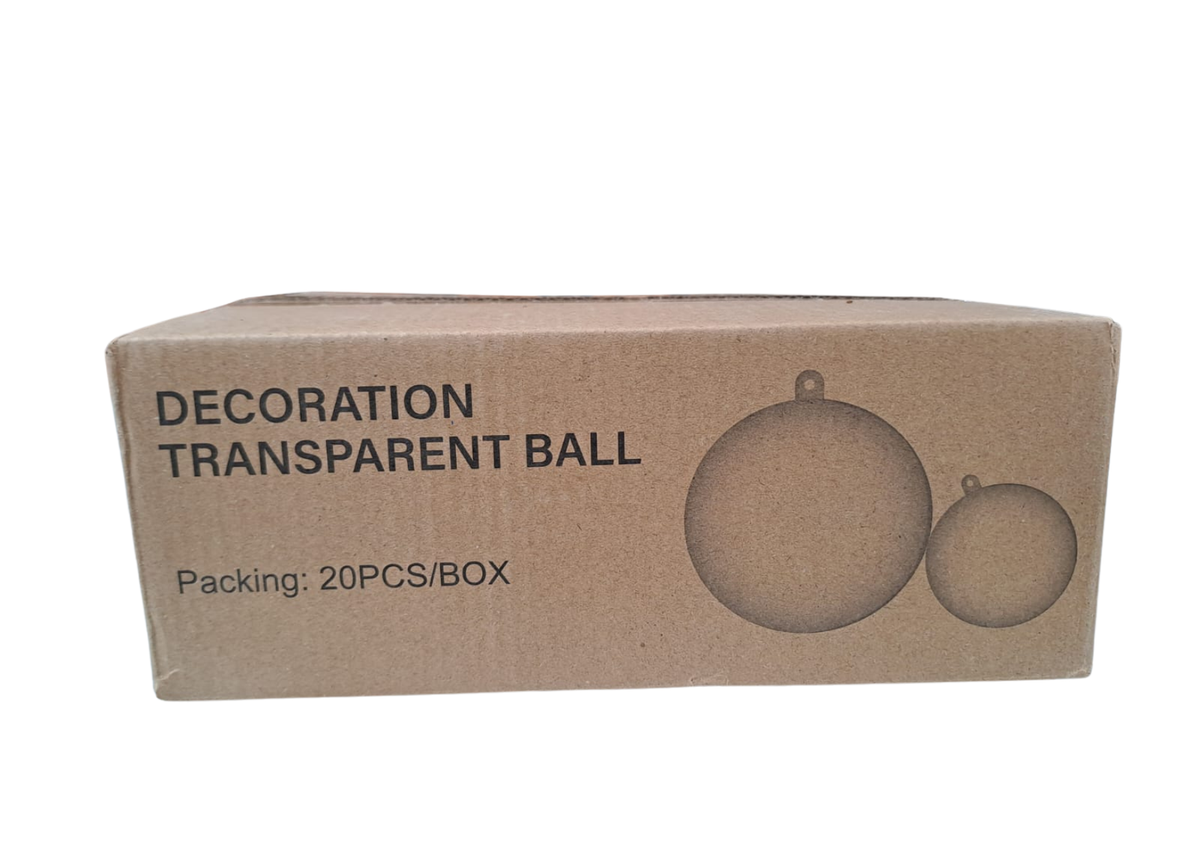 Boules de Noël transparentes