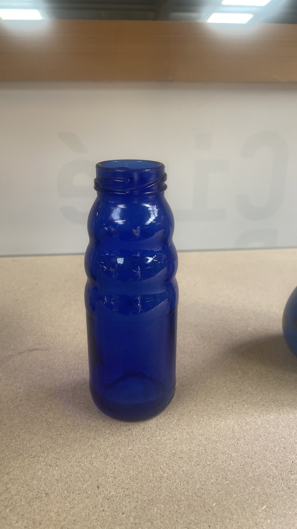 Vase bleu - verre