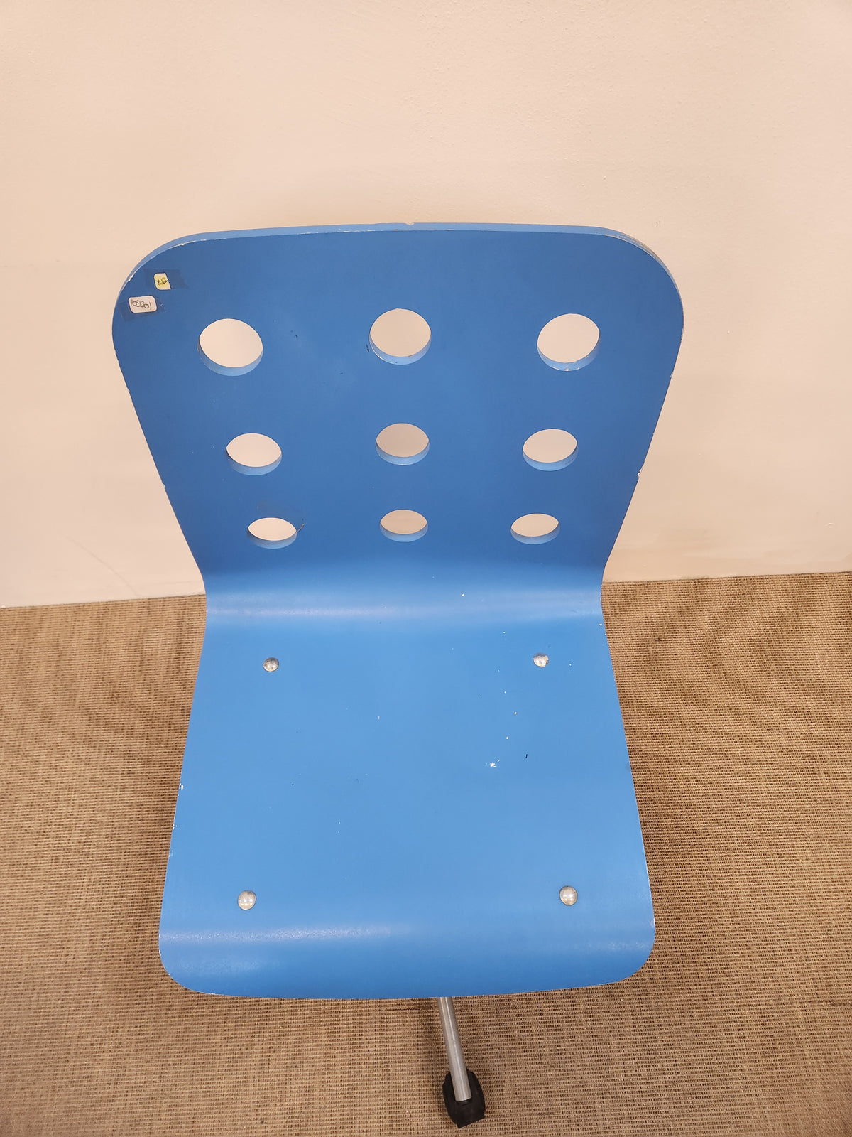 Chaise roulante bleu