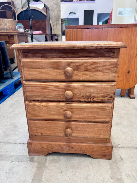 Table de chevet bois 2
