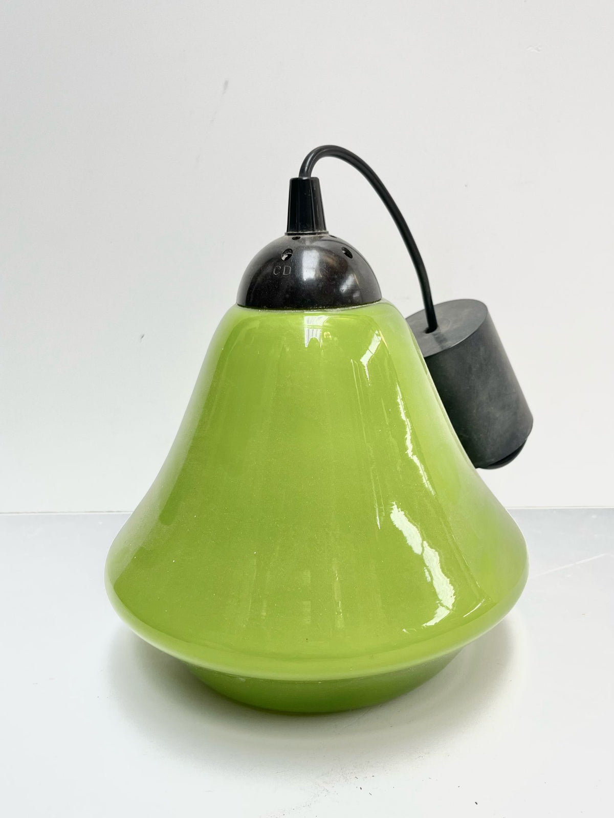 Luminaire vert en verre