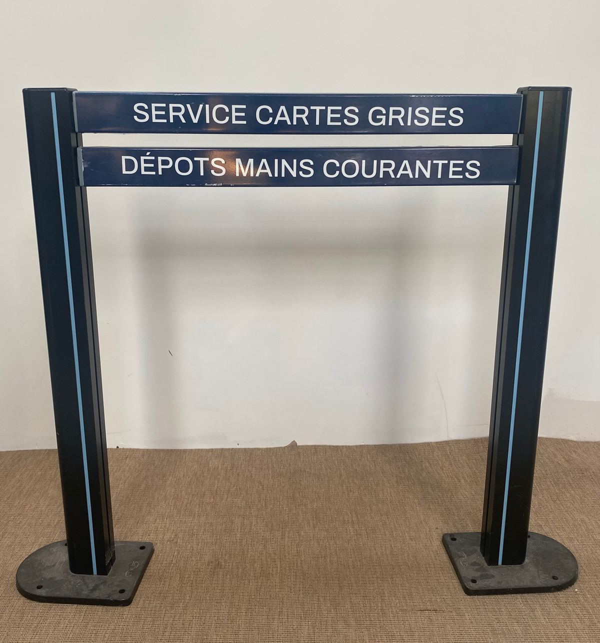 Police - Panneau sur pied Intérieur R/V