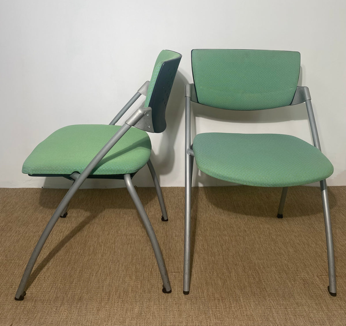 Chaise de bureau - Vert - Tissu