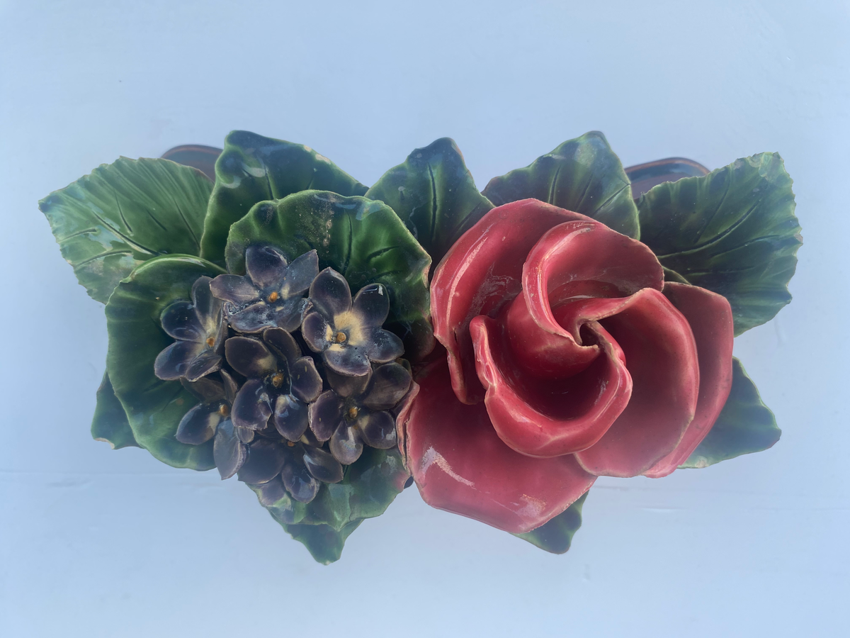Fleur en céramique - Cimetière