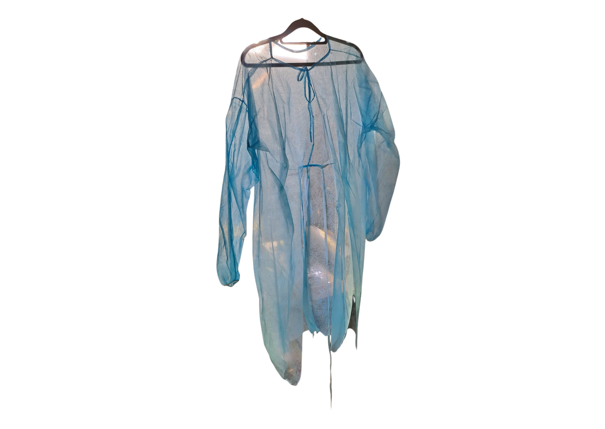Surblouse jetable bleue