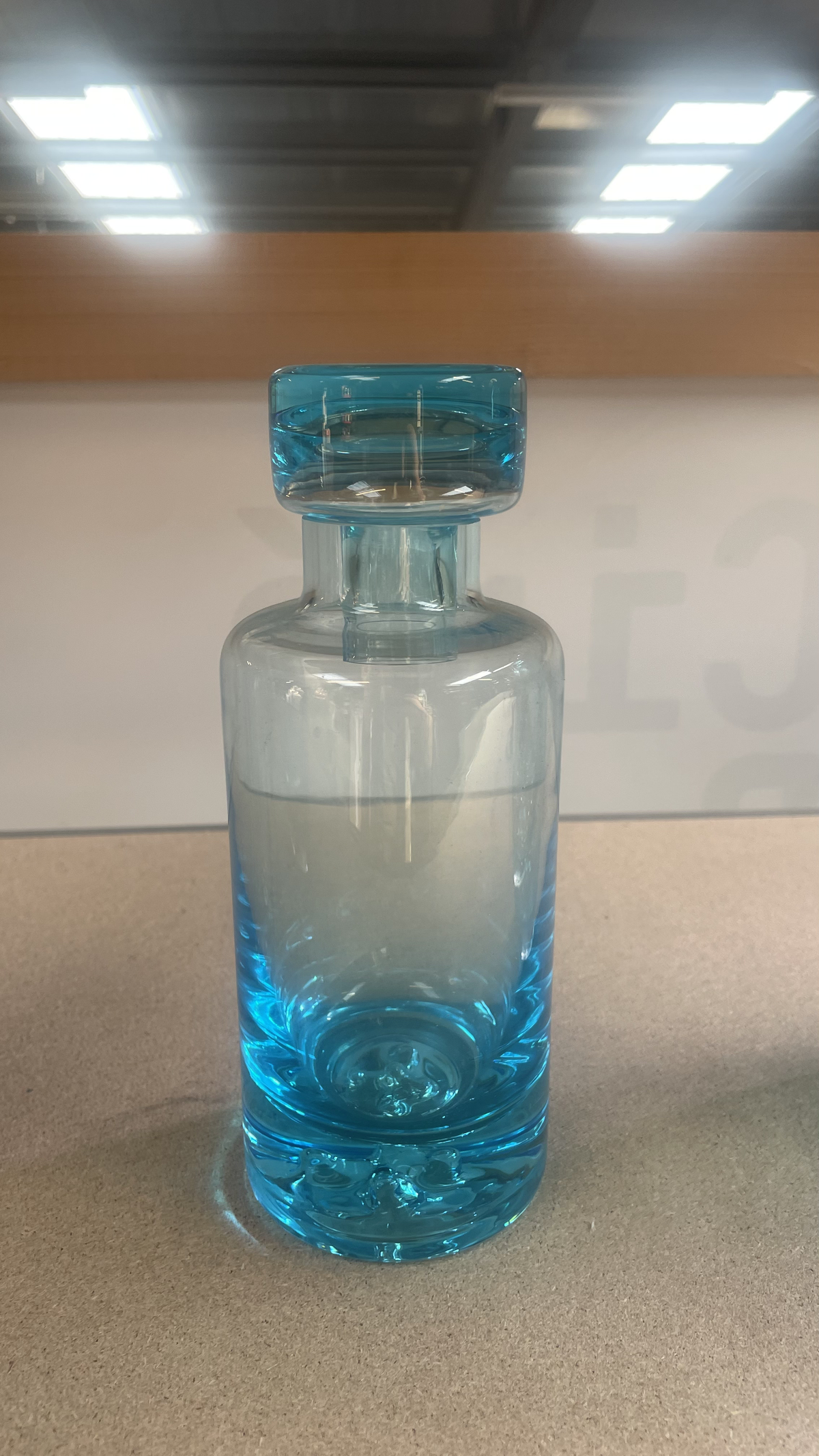 Vase bleu - verre