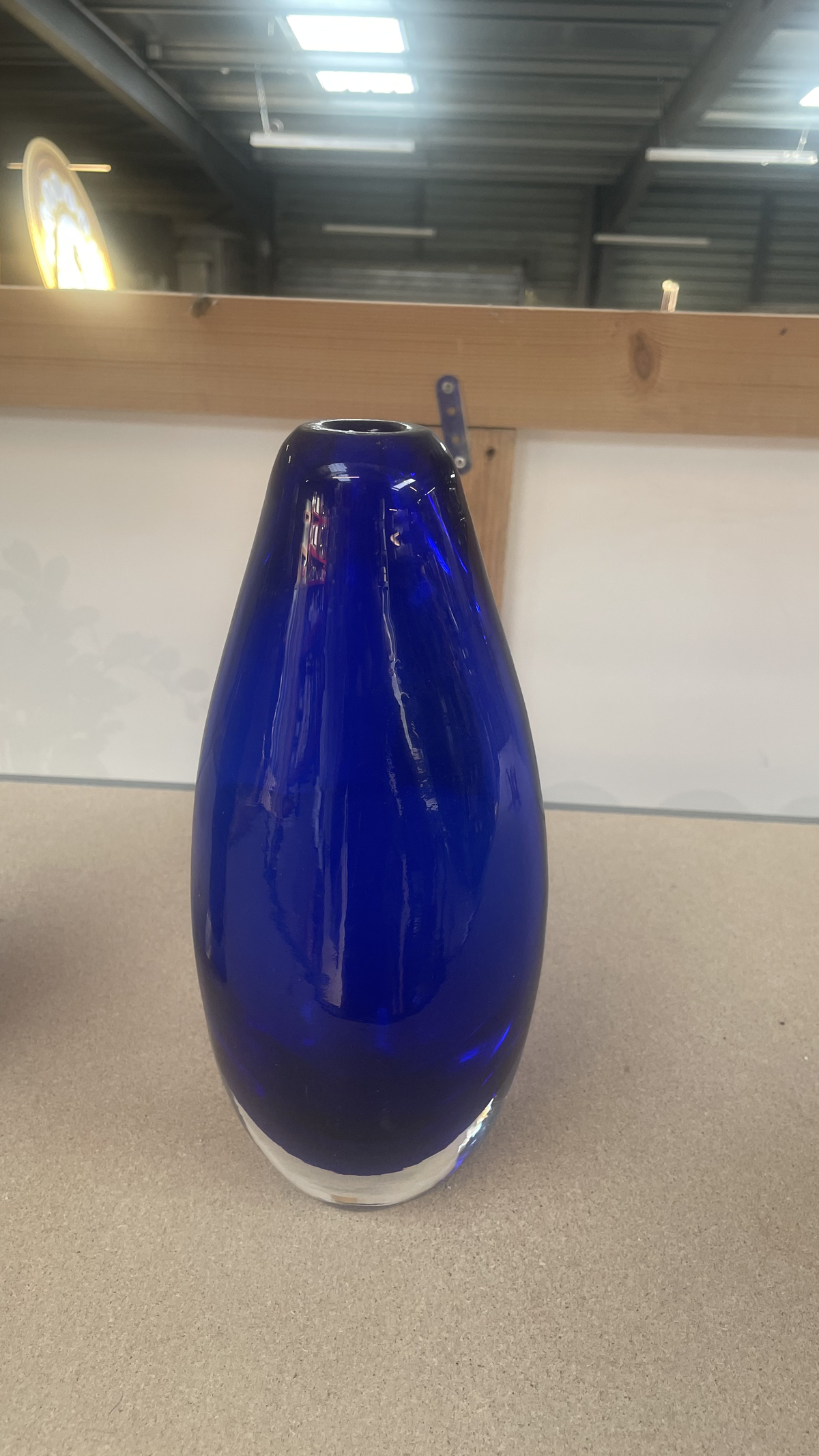 Vase bleu - verre