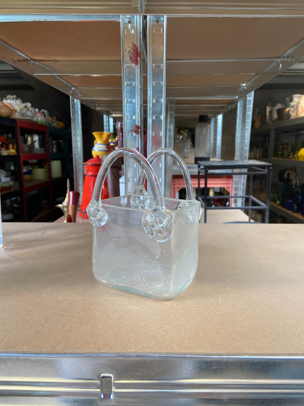 Vase sac - verre transparent