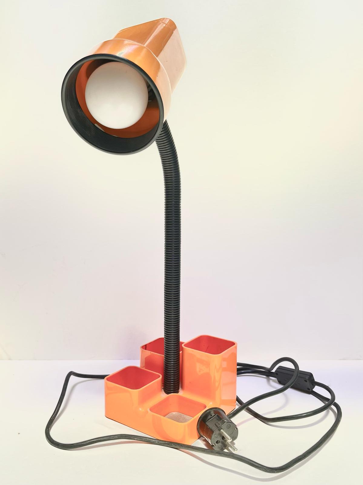 Lampe de bureau orange
