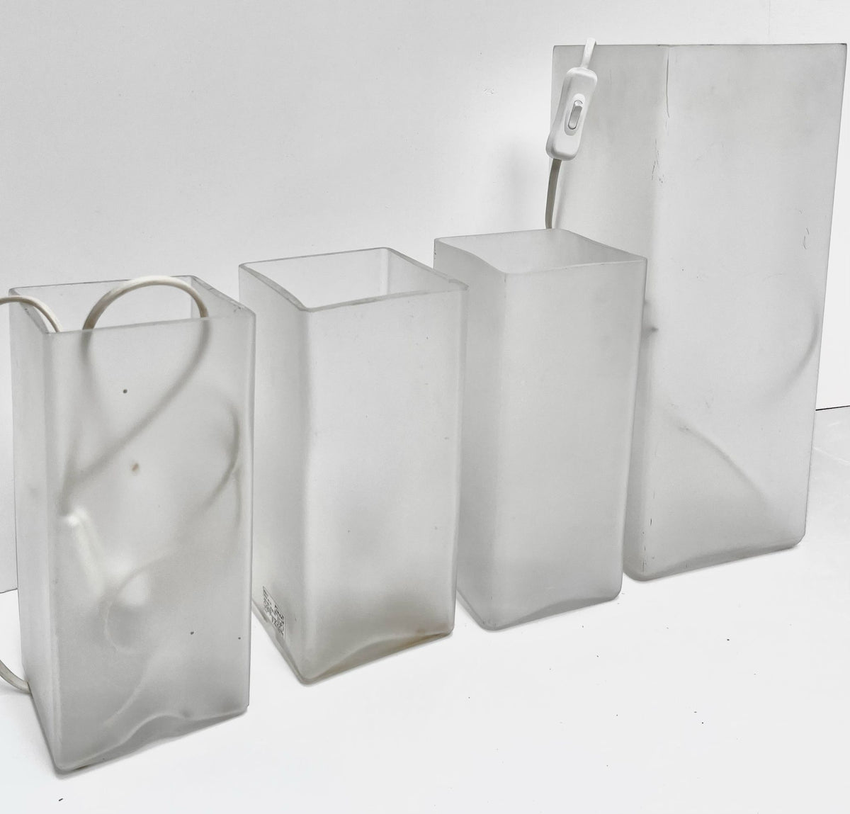 Lampe de chevet en verre