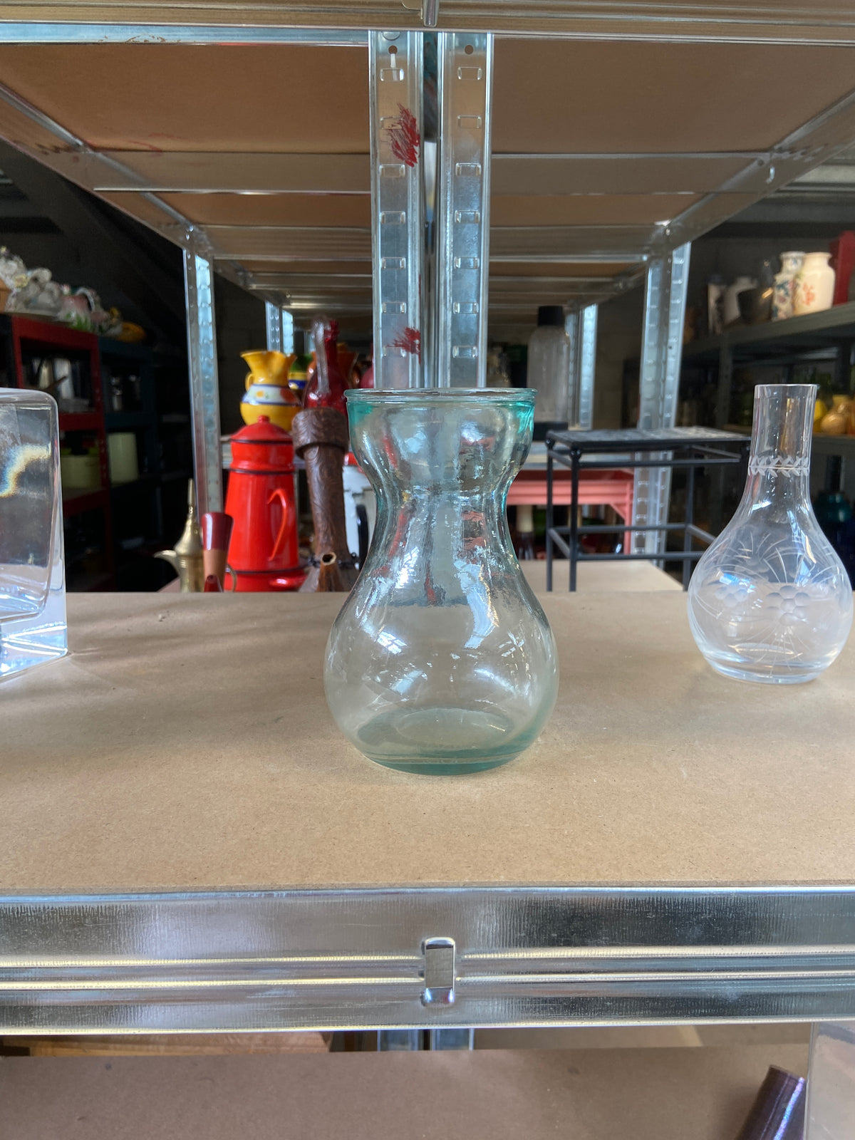 Vase - verre transparent 15,5x6