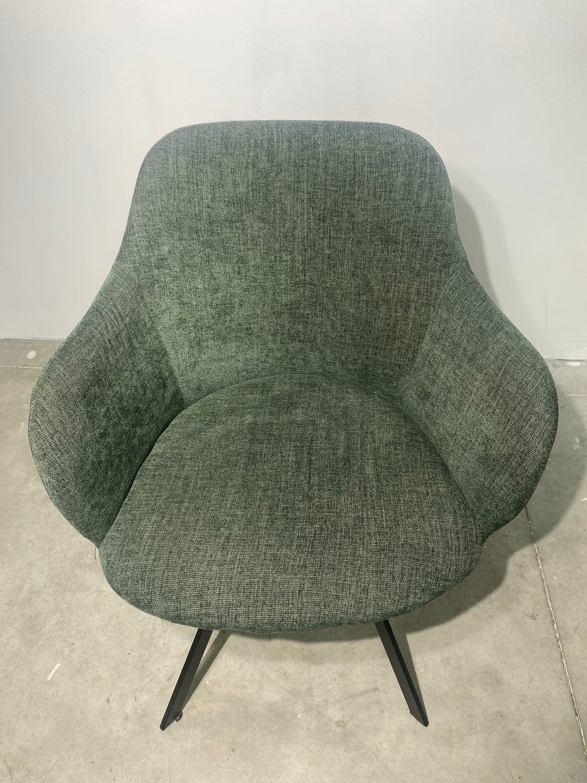 Chaise salon - Vert - Tissu