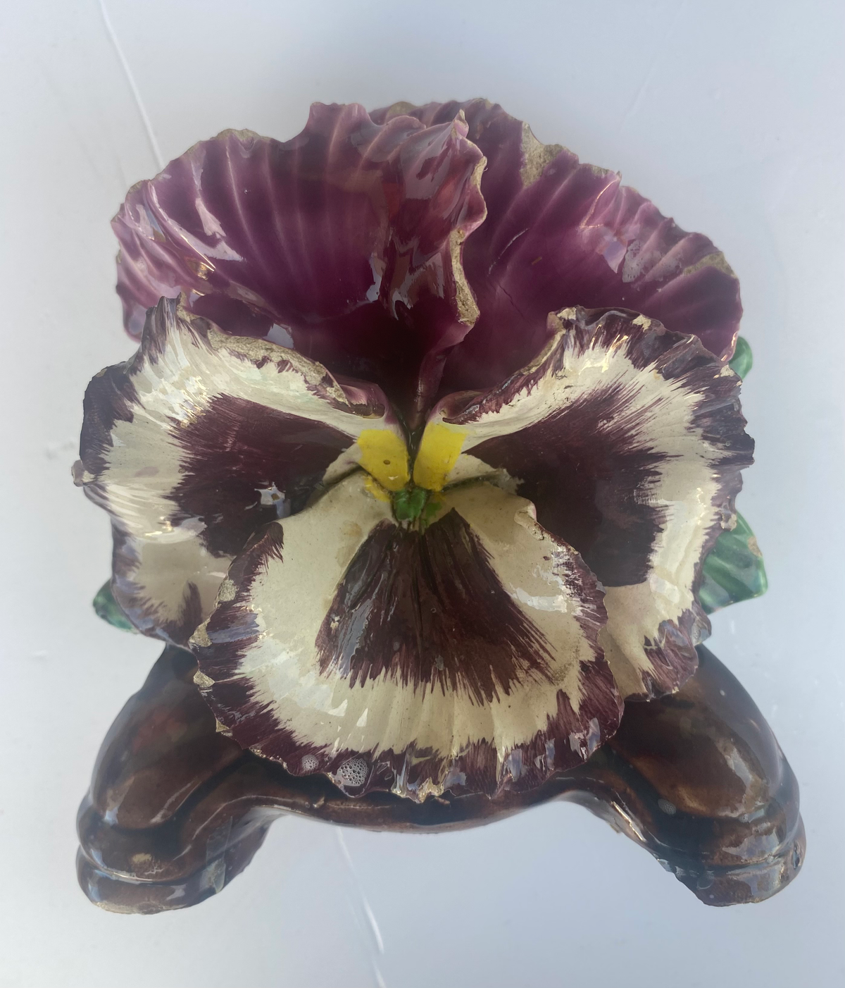 Fleur en céramique - Cimetière