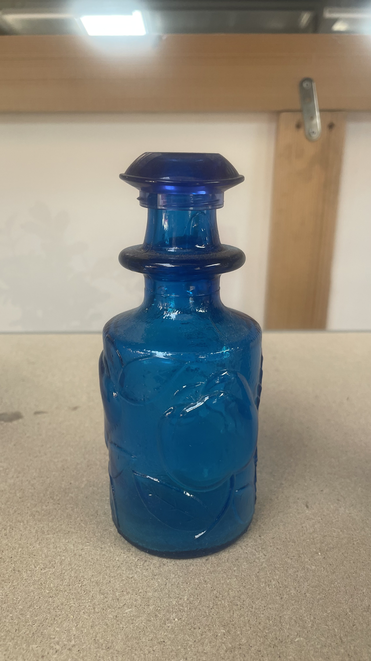 Vase bleu - verre