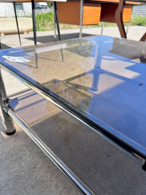 Table Basse - Vitre & Alu