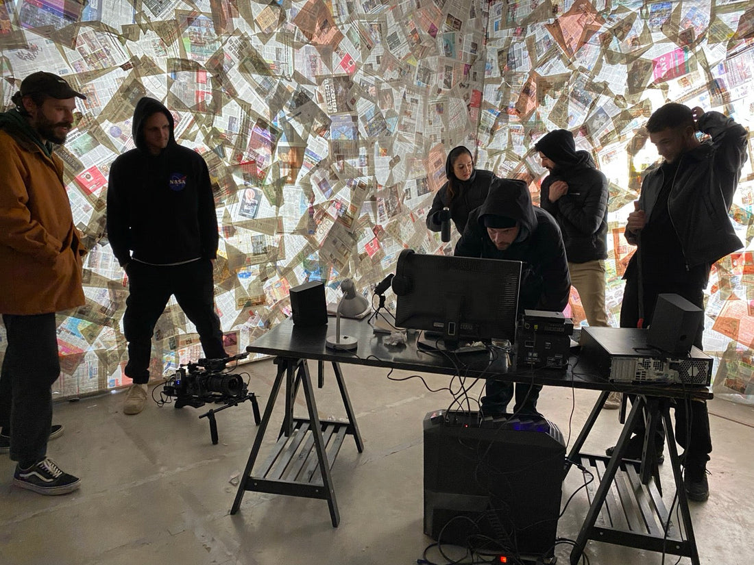 Tournage du clip Rien n'est facile de Melan