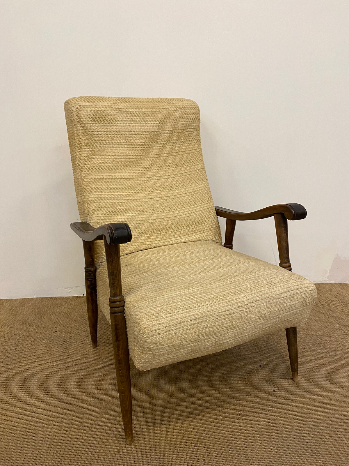 Fauteuil - Bois - Tissu