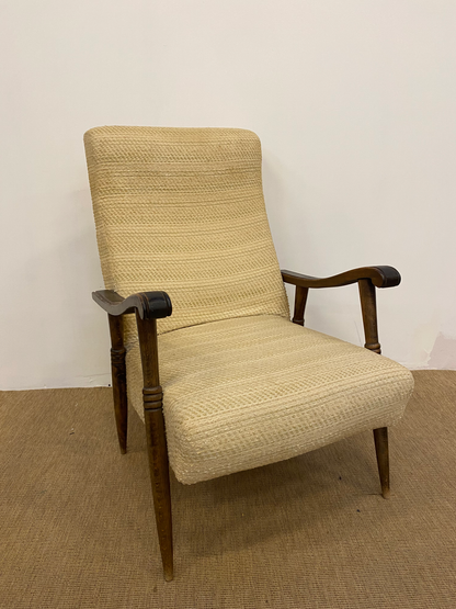 Fauteuil - Bois - Tissu