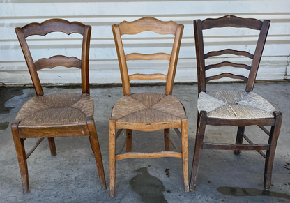 Lot de chaise en bois cuisine