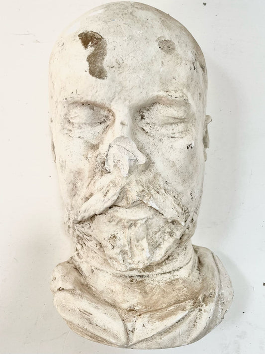 Moulage visage homme- musée d'anatomie