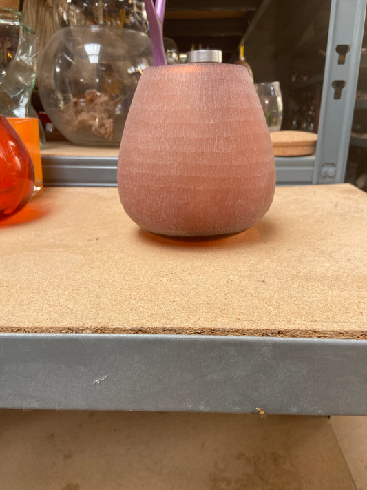 Vase verre - marron
