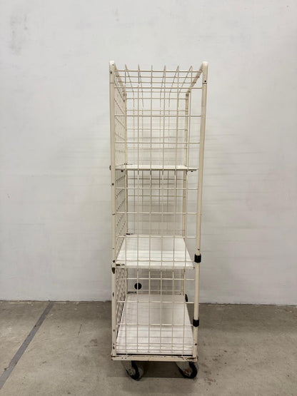 Chariot cage sur roulettes