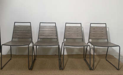 Chaises - Bois - Gris