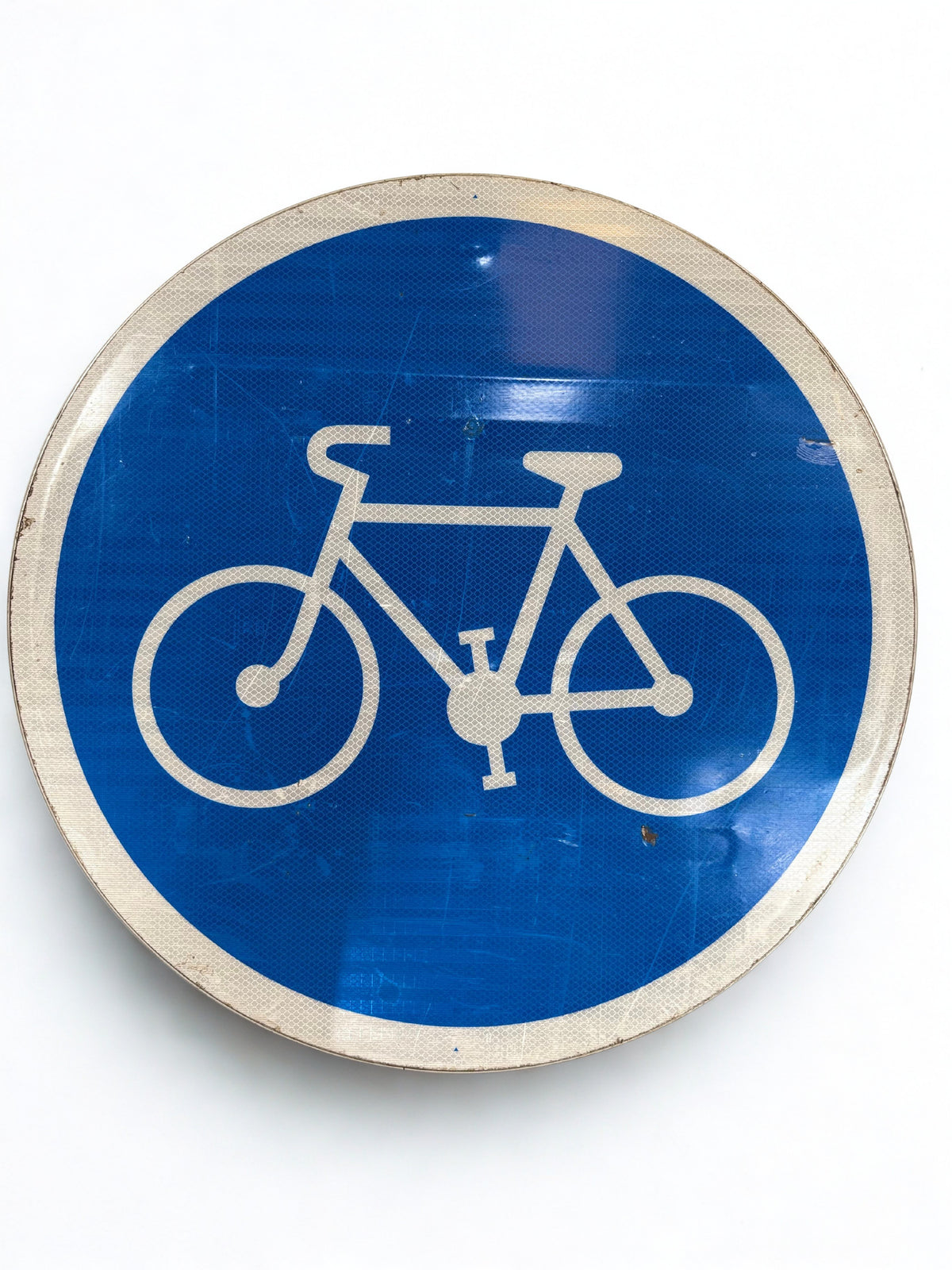 Panneau B22a - Zone cycliste obligatoire