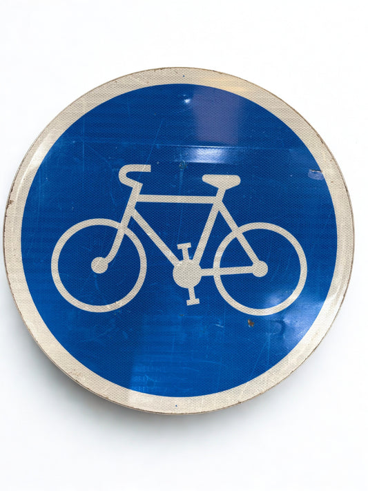Panneau B22a - Zone cycliste obligatoire