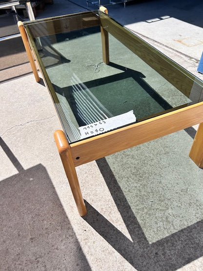 Table Basse - Vitre & Bois