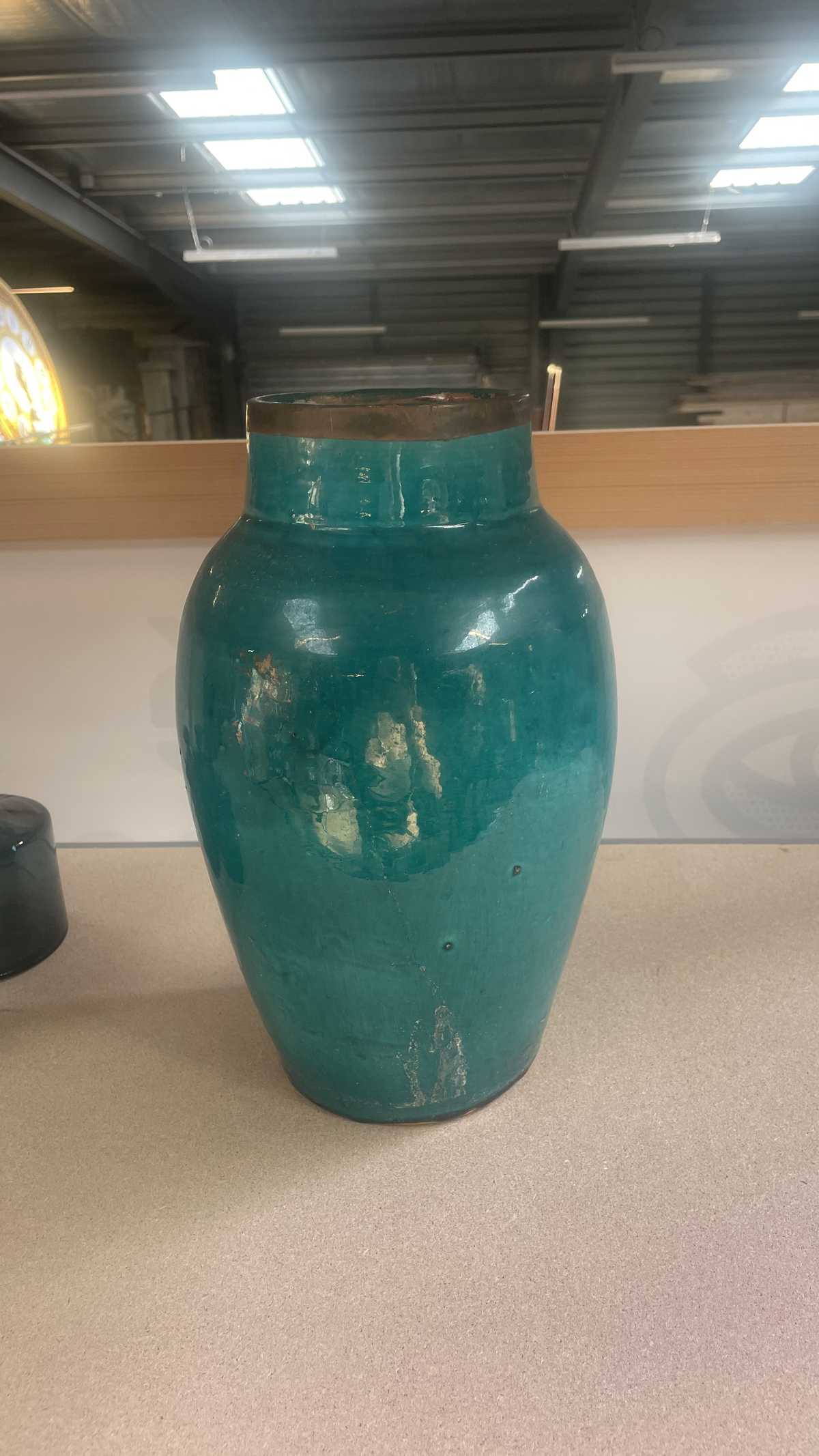 Vase vert - céramique