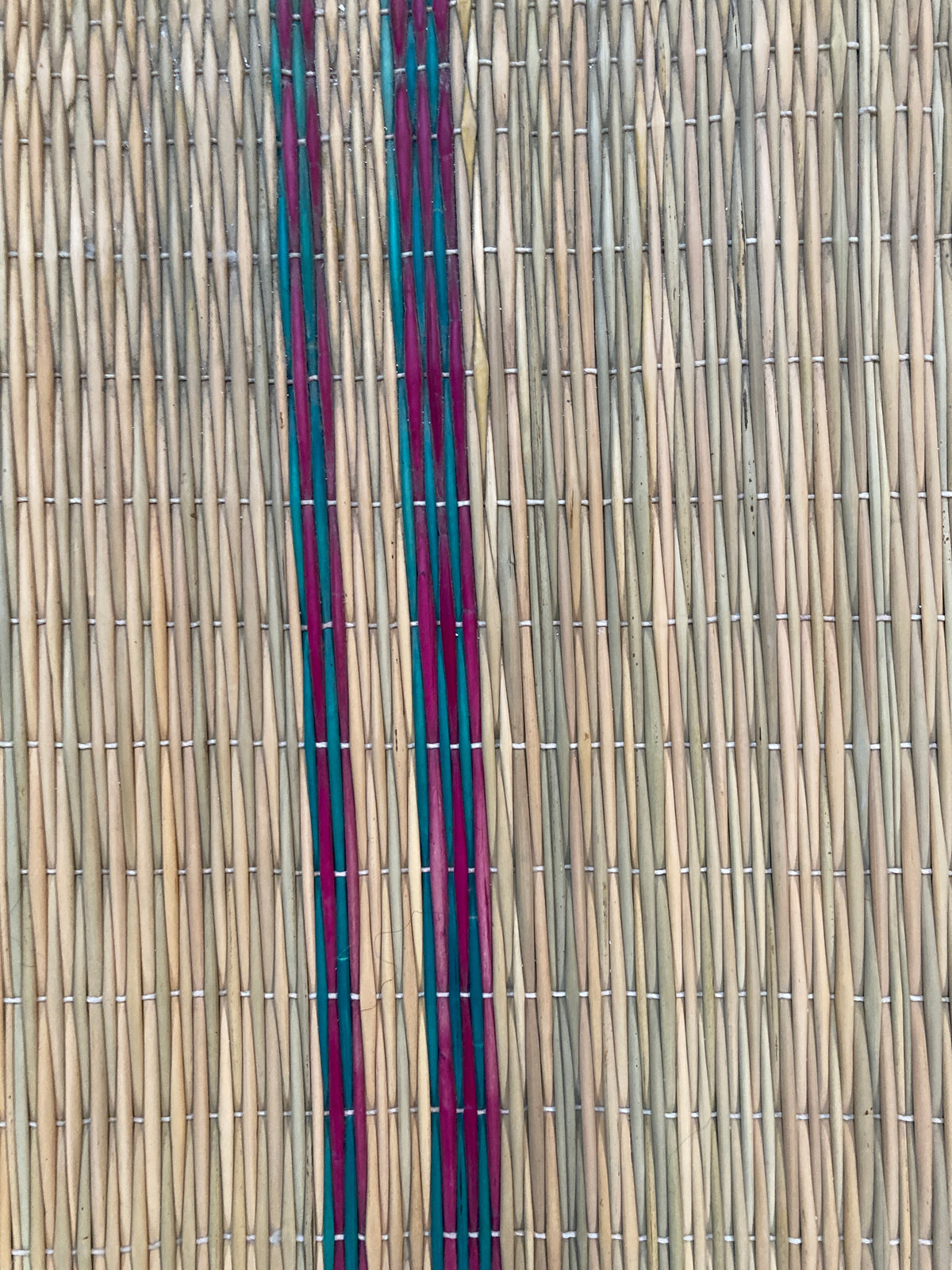 Tapis en latte de bambou