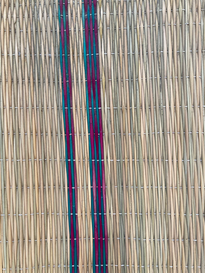 Tapis en latte de bambou