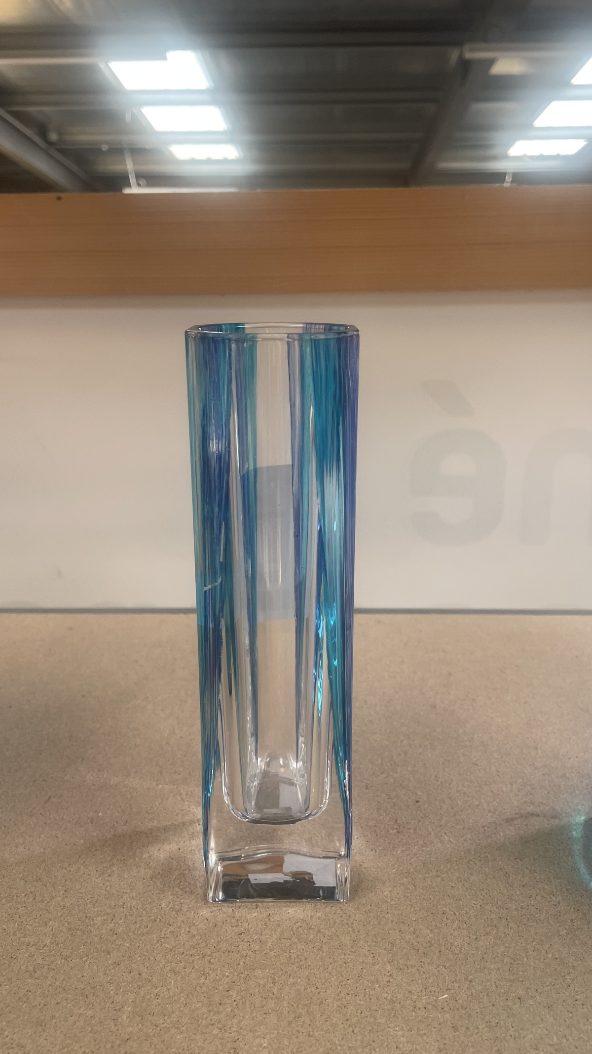 Vase bleu - verre
