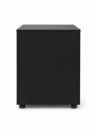 Caisson - bureau noir - serrure