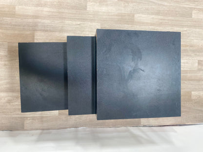 Table Basse - Gigogne - Noir - Alu