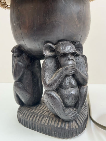 Lampe aux trois singes