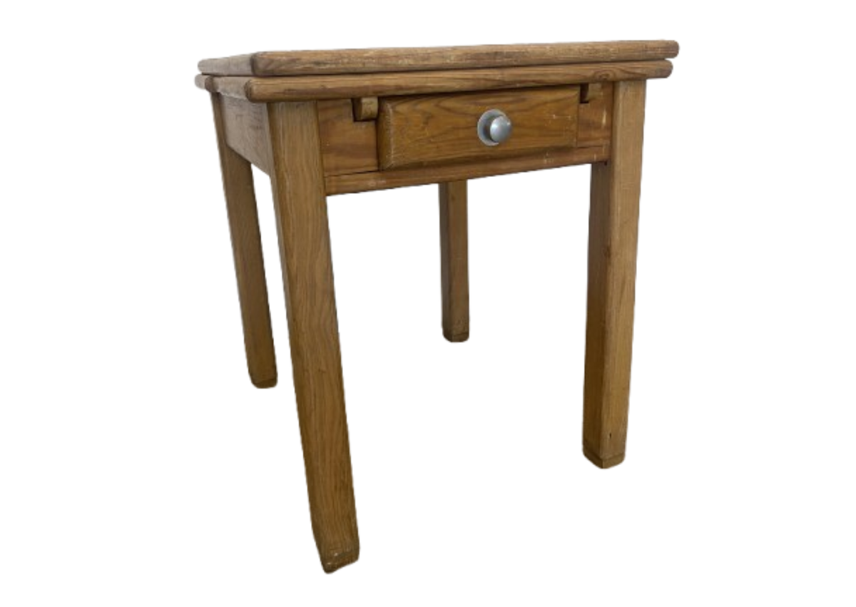 Table cuisine - carré - Bois - Tiroir