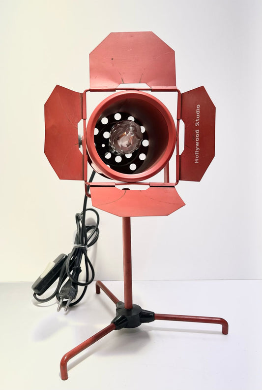 Lampe projecteur film rouge