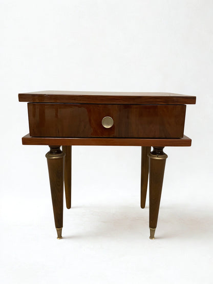 Table de Chevet - Bois vernis