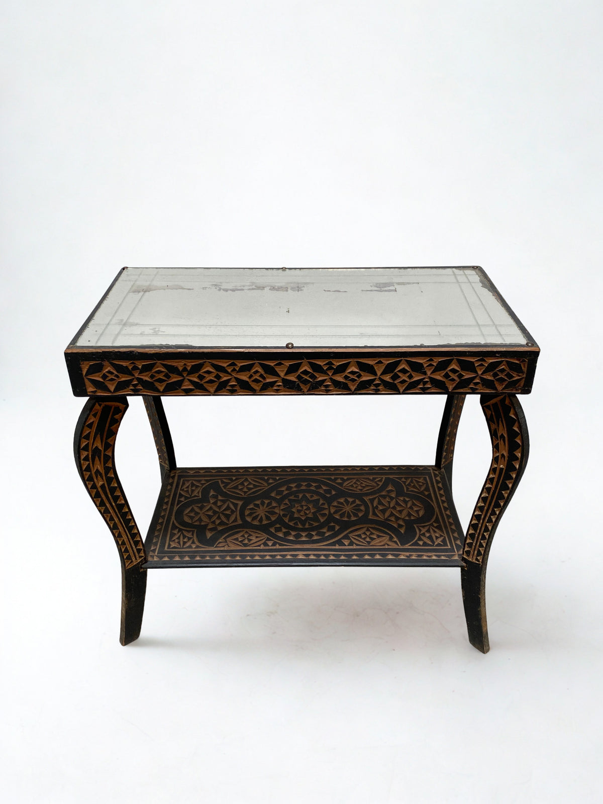 Table Basse - Orient - Miroir & Bois