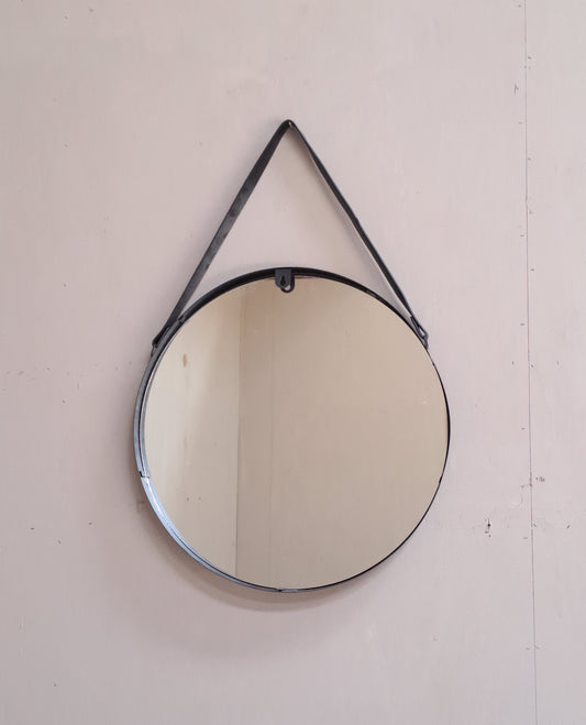 Miroir rond - sangle