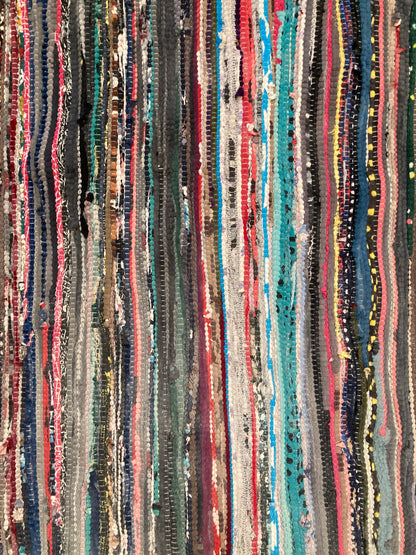 Tapis chiffons multicolore