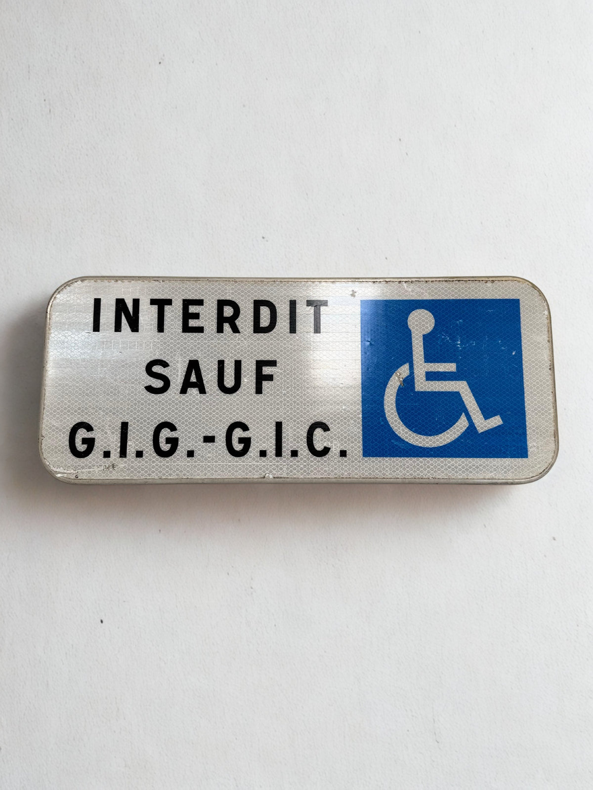 Panneau Stationnement Interdit Sauf Handicapés