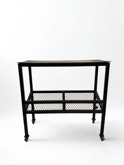 Desserte en métal noir