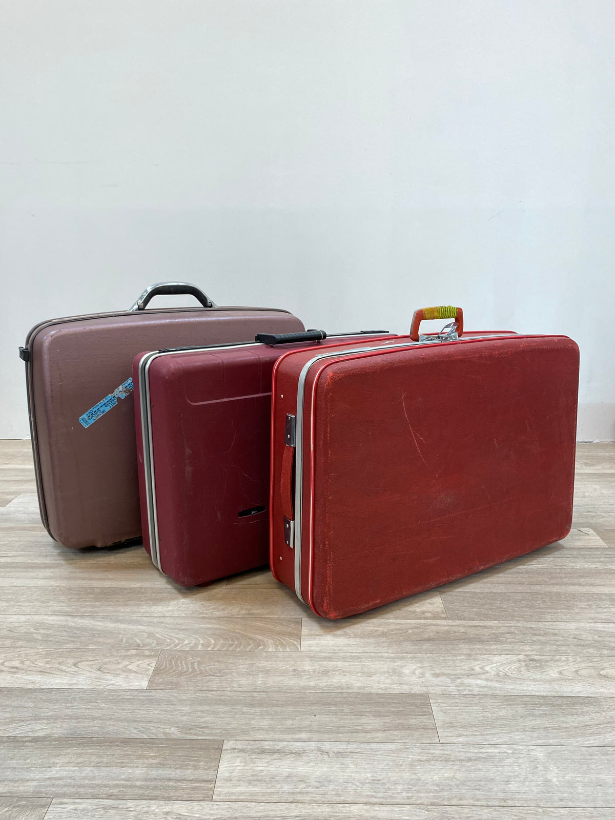 Valise - Vintage - Rouge