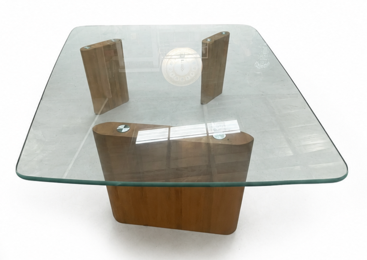 Table basse en verre